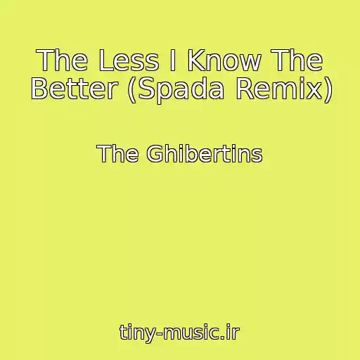 کاور آهنگ The Less I Know The Better (Spada Remix) از The Ghibertins
