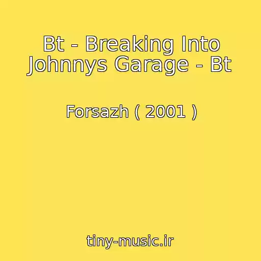 کاور آهنگ Bt - Breaking Into Johnnys Garage - Bt از Forsazh ( 2001 )