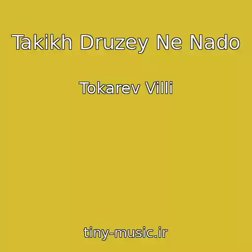 کاور آهنگ Takikh Druzey Ne Nado از Tokarev Villi