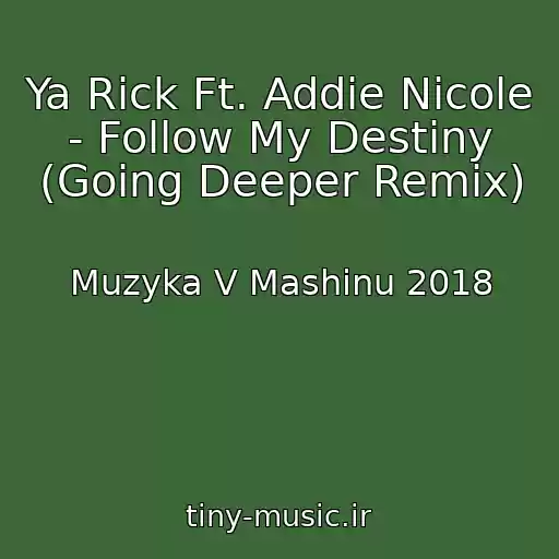 کاور آهنگ Ya Rick Ft. Addie Nicole - Follow My Destiny (Going Deeper Remix) از Muzyka V Mashinu 2018