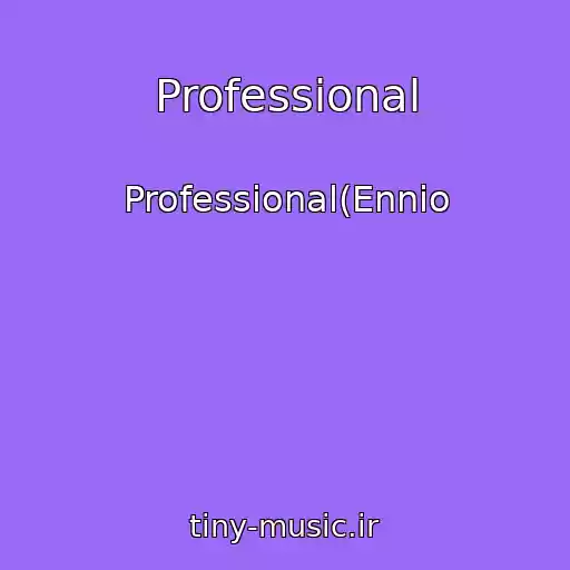 کاور آهنگ Professional از Professional(Ennio