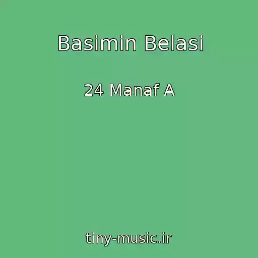 کاور آهنگ Basimin Belasi از 24 Manaf A