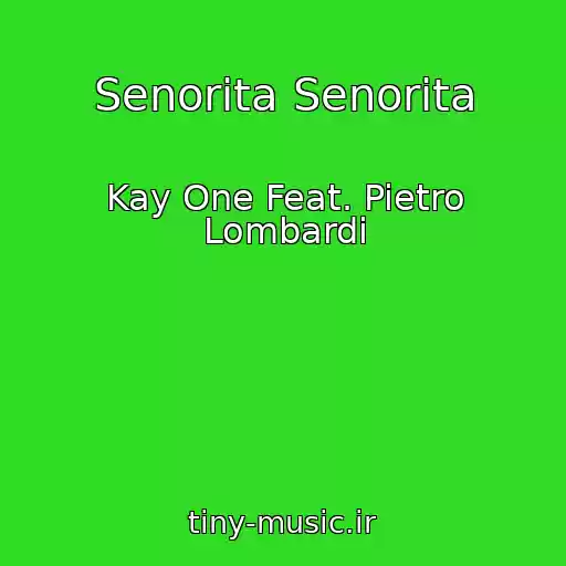 کاور آهنگ Senorita Senorita از Kay One Feat. Pietro Lombardi