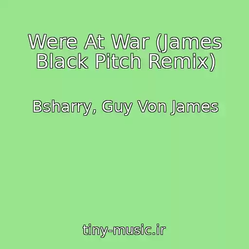 کاور آهنگ Were At War (James Black Pitch Remix) از Bsharry, Guy Von James
