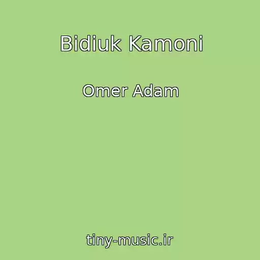 کاور آهنگ Bidiuk Kamoni از Omer Adam