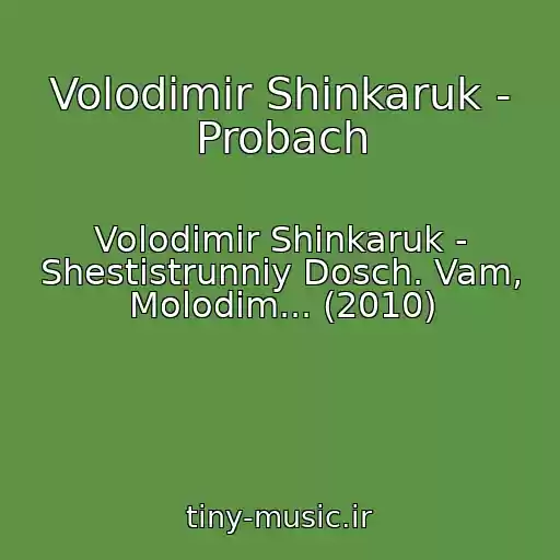 کاور آهنگ Volodimir Shinkaruk - Probach از Volodimir Shinkaruk - Shestistrunniy Dosch. Vam, Molodim... (2010)
