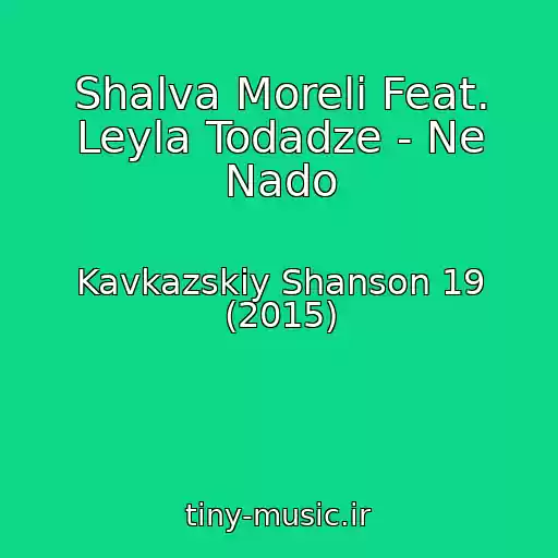 کاور آهنگ Shalva Moreli Feat. Leyla Todadze - Ne Nado از Kavkazskiy Shanson 19 (2015)