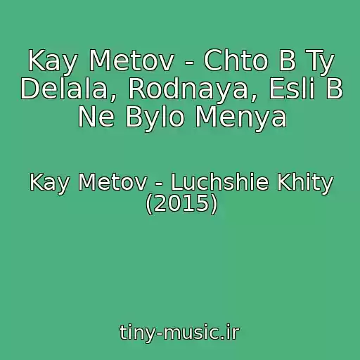 کاور آهنگ Kay Metov - Chto B Ty Delala, Rodnaya, Esli B Ne Bylo Menya از Kay Metov - Luchshie Khity (2015)