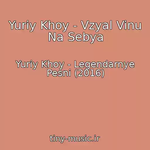 کاور آهنگ Yuriy Khoy - Vzyal Vinu Na Sebya از Yuriy Khoy - Legendarnye Pesni (2016)