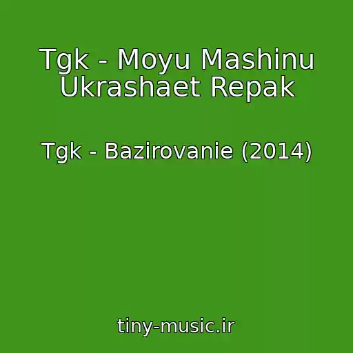 کاور آهنگ Tgk - Moyu Mashinu Ukrashaet Repak از Tgk - Bazirovanie (2014)