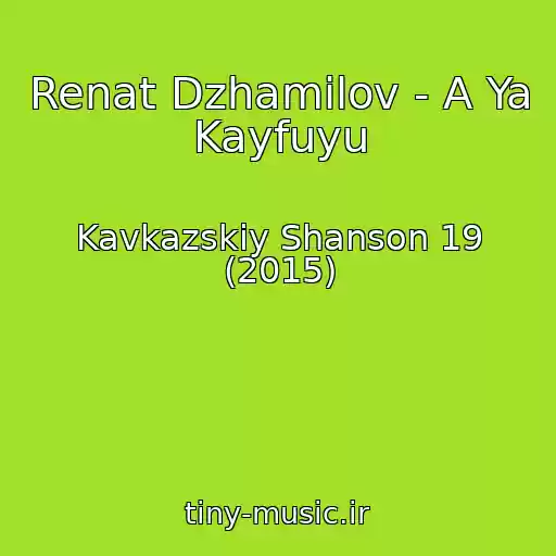 کاور آهنگ Renat Dzhamilov - A Ya Kayfuyu از Kavkazskiy Shanson 19 (2015)