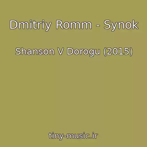 کاور آهنگ Dmitriy Romm - Synok از Shanson V Dorogu (2015)