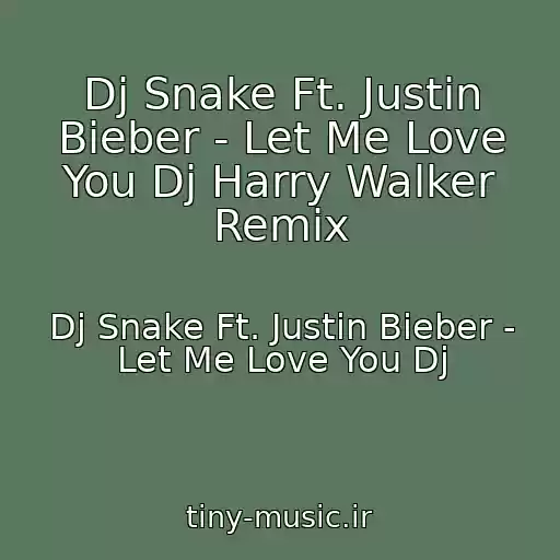 کاور آهنگ Dj Snake Ft. Justin Bieber - Let Me Love You Dj Harry Walker Remix از Dj Snake Ft. Justin Bieber - Let Me Love You Dj