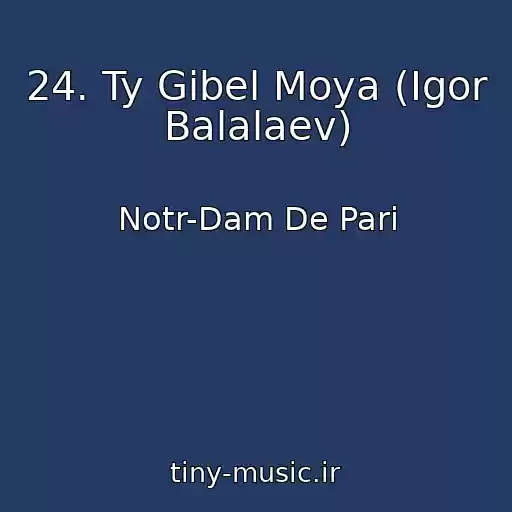 کاور آهنگ 24. Ty Gibel Moya (Igor Balalaev) از Notr-Dam De Pari