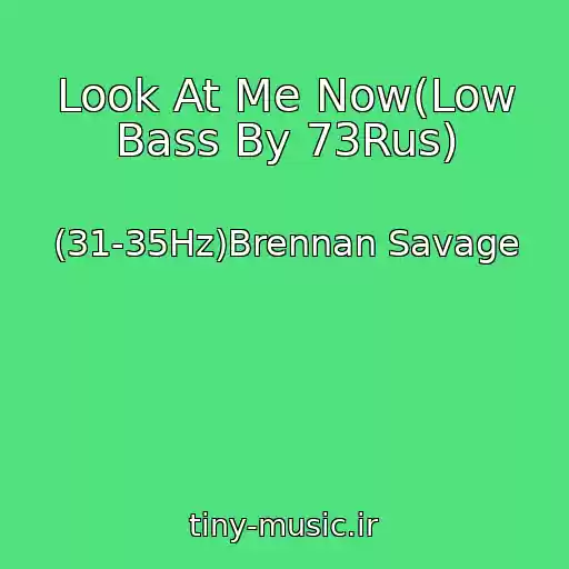 کاور آهنگ Look At Me Now(Low Bass By 73Rus) از (31-35Hz)Brennan Savage