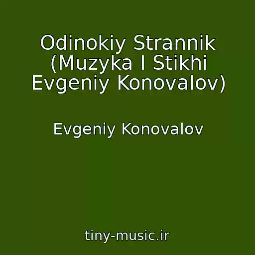کاور آهنگ Odinokiy Strannik (Muzyka I Stikhi Evgeniy Konovalov) از Evgeniy Konovalov