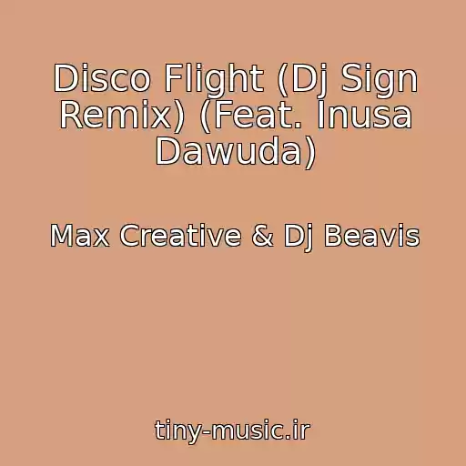 کاور آهنگ Disco Flight (Dj Sign Remix) (Feat. Inusa Dawuda) از Max Creative & Dj Beavis