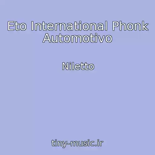 کاور آهنگ Eto International Phonk Automotivo از Niletto