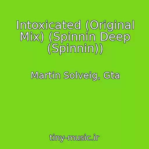 کاور آهنگ Intoxicated (Original Mix) (Spinnin Deep (Spinnin)) از Martin Solveig, Gta