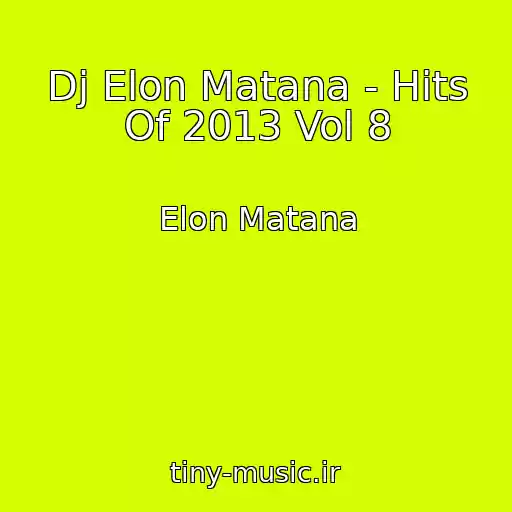 کاور آهنگ Dj Elon Matana - Hits Of 2013 Vol 8 از Elon Matana