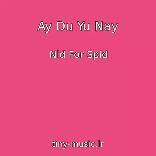 کاور آهنگ Ay Du Yu Nay از Nid For Spid