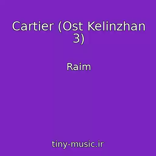 کاور آهنگ Cartier (Ost Kelіnzhan 3) از Raim