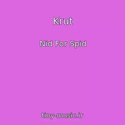 کاور آهنگ Krut از Nid For Spid