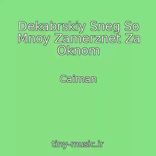 کاور آهنگ Dekabrskiy Sneg So Mnoy Zamerznet Za Oknom از Caiman