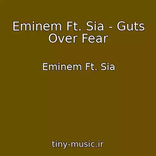 کاور آهنگ Eminem Ft. Sia - Guts Over Fear از Eminem Ft. Sia