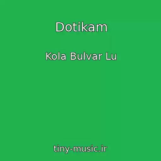 کاور آهنگ Dotikam از Kola Bulvar Lu
