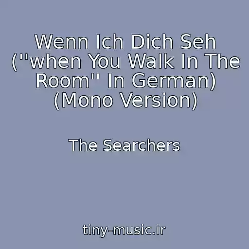 کاور آهنگ Wenn Ich Dich Seh (''when You Walk In The Room'' In German) (Mono Version) از The Searchers