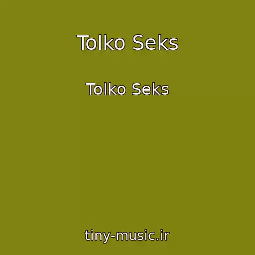 کاور آهنگ Tolko Seks از Tolko Seks