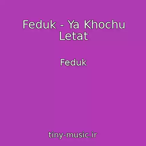 کاور آهنگ Feduk - Ya Khochu Letat از Feduk