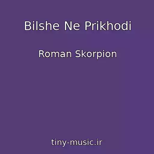 کاور آهنگ Bіlshe Ne Prikhodi از Roman Skorpіon