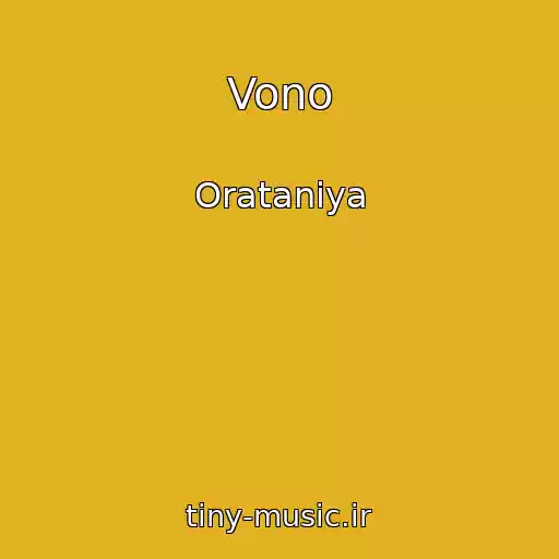 کاور آهنگ Vono از Oratanіya