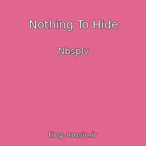 کاور آهنگ Nothing To Hide از Nbsplv