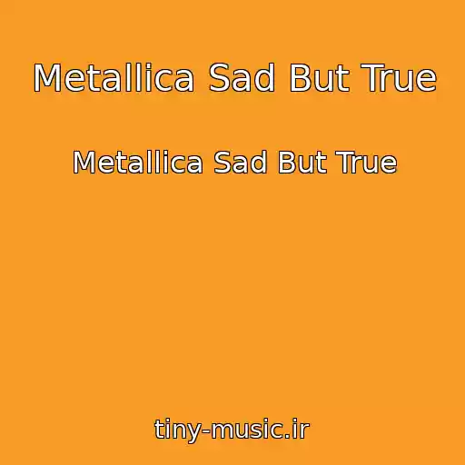کاور آهنگ Metallica Sad But True از Metallica Sad But True