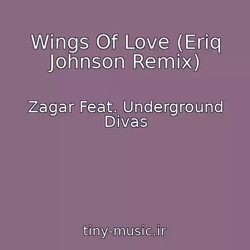 کاور آهنگ Wings Of Love (Eriq Johnson Remix) از Zagar Feat. Underground Divas
