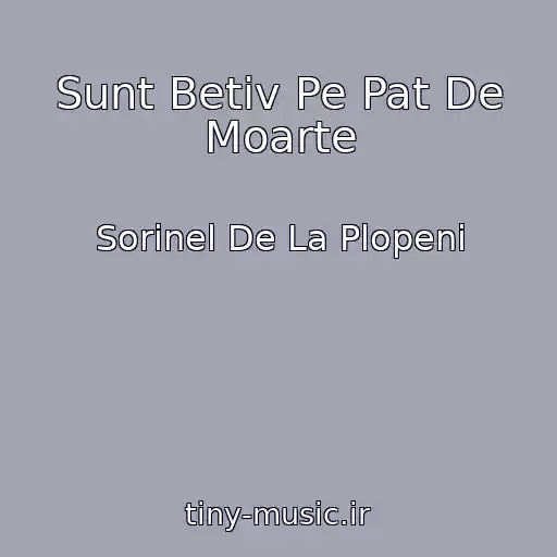 کاور آهنگ Sunt Betiv Pe Pat De Moarte از Sorinel De La Plopeni