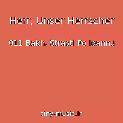 کاور آهنگ Herr, Unser Herrscher از 011 Bakh. Strasti Po Ioannu