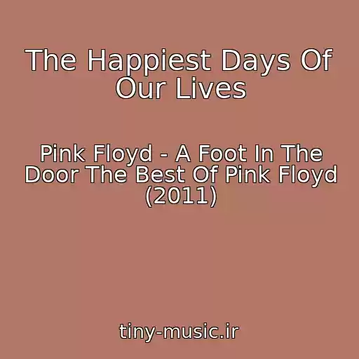کاور آهنگ The Happiest Days Of Our Lives از Pink Floyd - A Foot In The Door The Best Of Pink Floyd (2011)