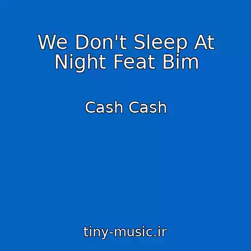 کاور آهنگ We Don't Sleep At Night Feat Bim از Cash Cash