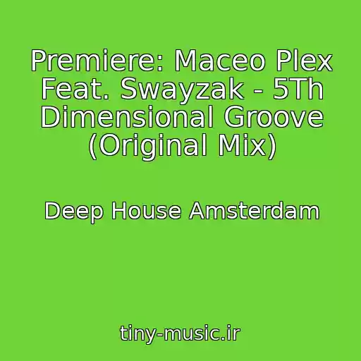 کاور آهنگ Premiere: Maceo Plex Feat. Swayzak - 5Th Dimensional Groove (Original Mix) از Deep House Amsterdam