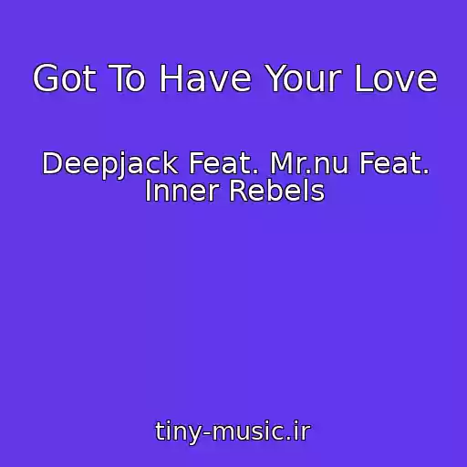 کاور آهنگ Got To Have Your Love از Deepjack Feat. Mr.nu Feat. Inner Rebels