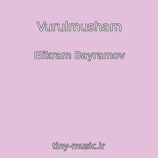 کاور آهنگ Vurulmusham از Elikram Bayramov
