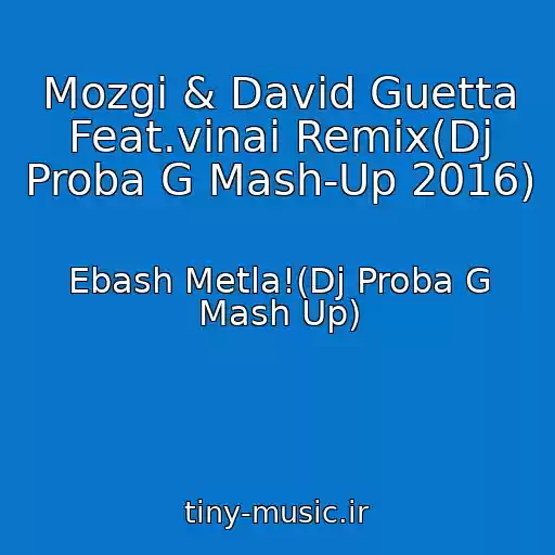 کاور آهنگ Mozgi & David Guetta Feat.vinai Remix(Dj Proba G Mash-Up 2016) از Ebash Metla!(Dj Proba G Mash Up)