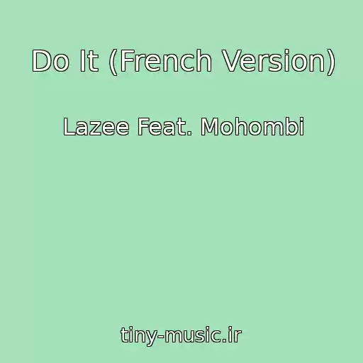 کاور آهنگ Do It (French Version) از Lazee Feat. Mohombi