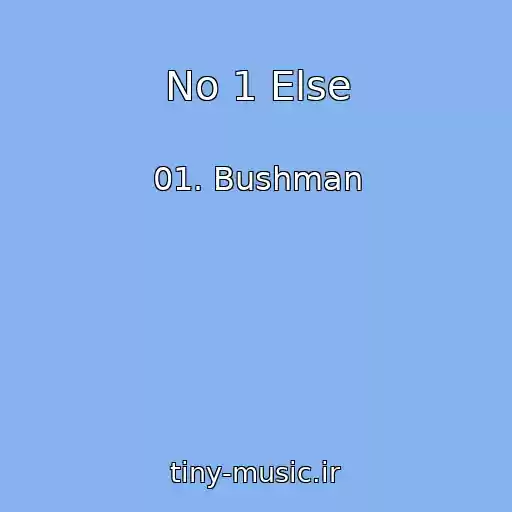 کاور آهنگ No 1 Else از 01. Bushman