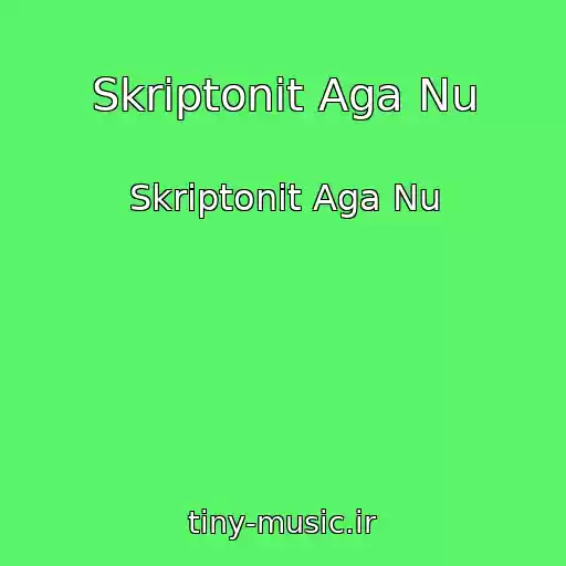 کاور آهنگ Skriptonit Aga Nu از Skriptonit Aga Nu
