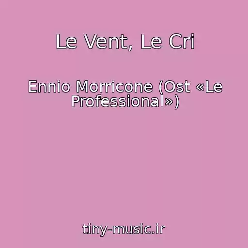 کاور آهنگ Le Vent, Le Cri از Ennio Morricone (Ost «Le Professional»)